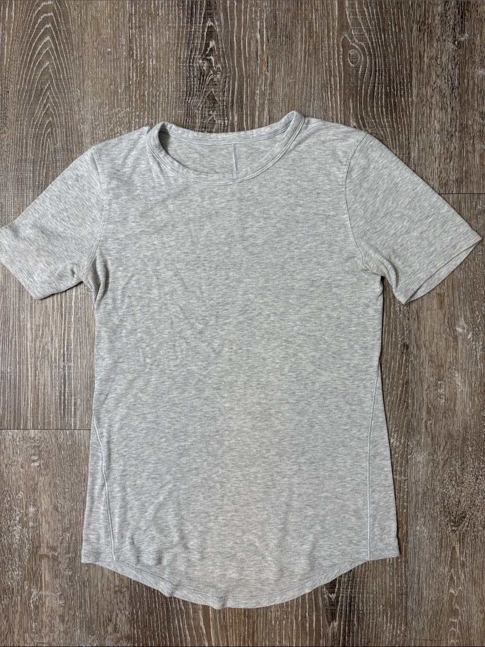 Lululemon Ribbed Fitted Short Sleeve Top